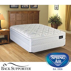 Spring Air Cascade Euro Top Value Back Supporter King-size Mattress Set