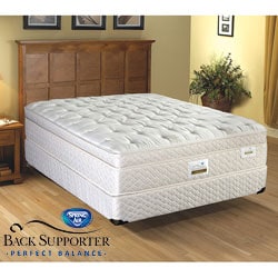 Spring Air Bromley Euro Top Back Supporter Queen-size Mattress Set