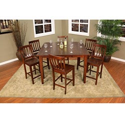 Dalton 7-piece Butterfly Leaf Counter-height Dining Set