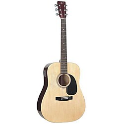 Pro-Style Acoustic/ Electric Dreadnaught Guitar Package