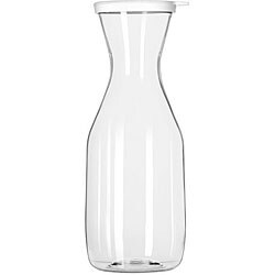 Traex Clear 1-liter Carafes and Lids (Pack of 12)