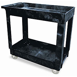 Rubbermaid Utility 2-Shelf Cart