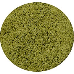 Hand-tufted Indo Green Wool Rug (23 Inches Round)