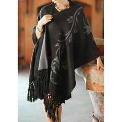'Eternal Sky' Alpaca Wool Shawl (Peru)