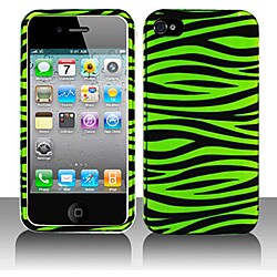 Green Zebra Apple iPhone 4 Protector Case