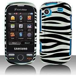 Black White Zebra Samsung Messager Touch Protector Case
