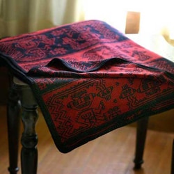 'Paracas Treasure' Alpaca Wool Blanket (Peru)