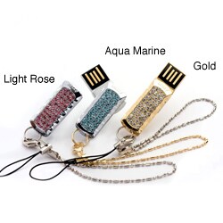 i-Passion USB 4 GB Flash Drive with Crystals