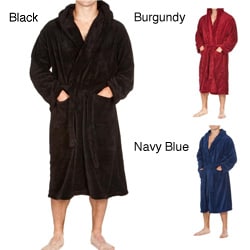 Fleece Hooded Bathrobe