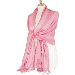 Peach Couture Hand-knotted Baby Pink Wrap