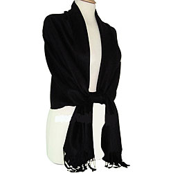 Peach Couture Hand-knotted Black Wrap