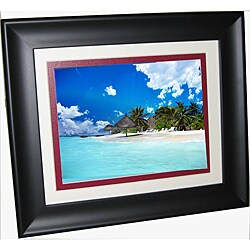 TAO 8-inch Black Wood Digital Frame