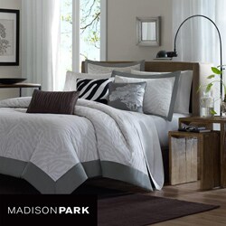 Madison Park Sasha 6-piece Queen-size Duvet Cover Set