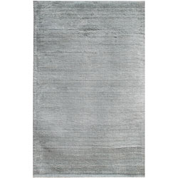 Hand-loomed Haiden Grey Wool Rug (8' x 10')