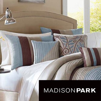 Madison Park Salem Blue 6-piece Duvet Cover Set