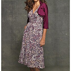Spiegel Women's Missy Floral Silk Dress