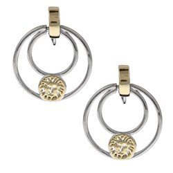 Door Knocker Earrings on Anne Klein Goldtone Door Knocker Earrings 