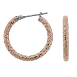 Stainless Steel Hollow Hoop Earrings