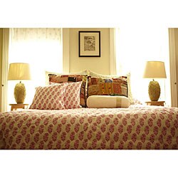 Organic Cotton Juliette Rose King-size Quilt (India)