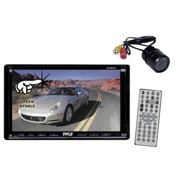 Pyle In-dash Double Din Mobile Video Player with Night Vision Camera TS