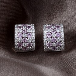 Encore by Le Vian 14k Gold Sapphire and 2/3ct TDW Diamond Earrings (H-I, SI1-SI2)