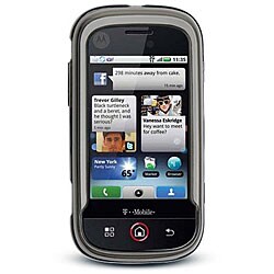 Motorola CliQ Smoke Premium TPU Silicone Skin Cover