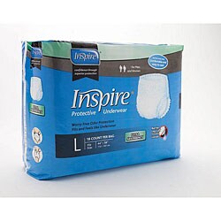 Inspire Extra Absorbency Large Protective Underwear (Case of 3,600)