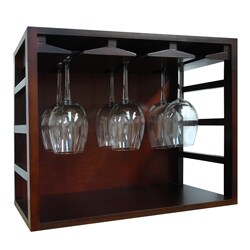 Epicureanist Stackable Wood Wine Glass Rack