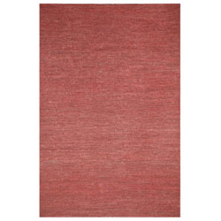 Hand-woven Haneul Red Hemp Rug (5' x 8')