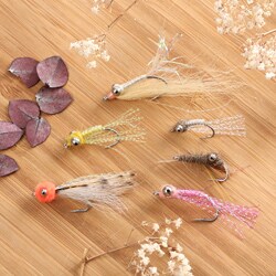 Hand-tied Bonefish Selection Fishing Flies