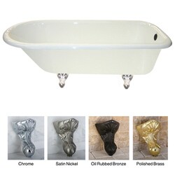 Queen Elizabeth 67-inch Classic Cast Iron Clawfoot Tub