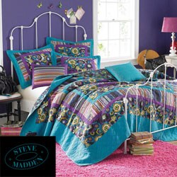 Steve Madden Blossom 4-piece Twin-size Quilt Set