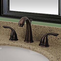 Fontaine Elegance Oil Rubbed Bronze Wide-spread Bathroom Faucet