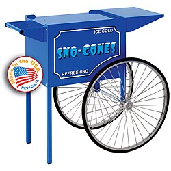 Paragon Blue Medium Snow Cone Cart
