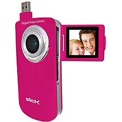 pink flip cam