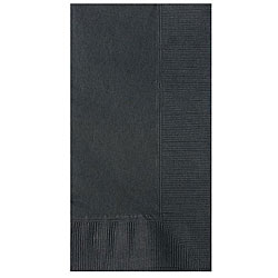 Duni Black 2-ply 15x17-in Napkins (Case of 1,000)