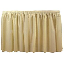 Duni Supply Buttermilk 14-foot Tableskirt