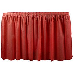Duni Red 14-ft Tableskirt