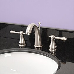Fontaine Amalfi 8-inch Widespread Brushed Nickel Bathroom Faucet