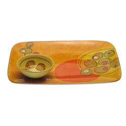 Certified International Appetizer 2-piece Chip and Dip Set