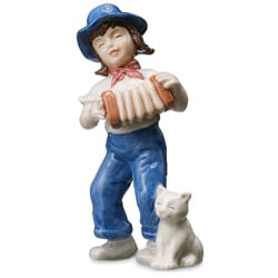 'Anna Accordion' 2009 BG Annual Porcelain Figurine