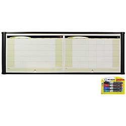 Quartet Prestige Total Erase 2 Month Calendar Board