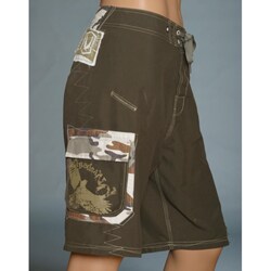 Redsand Men's Quiet Riot Chocolate Boardshorts