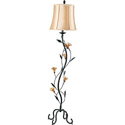 Amber Mist Bronze Floor Lamp 