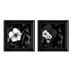 Kate Knight 'Ebony and Ivory' 2-piece Framed Wall Art