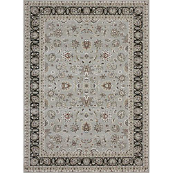 Primeval Tan/ Charcoal Oriental Rug (2' x 3')