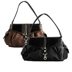 Rina Rich Vinyl Shoulder Bag