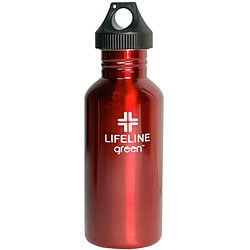 Stainless Steel 27-oz Red Water Bottles (Pack of 6)