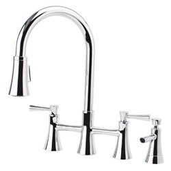 Fontaine Fiore Modern Chrome Pullout Kitchen Faucet