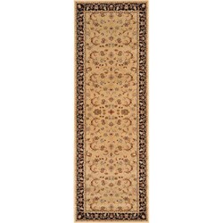 Hand-tufted Primeval Beige Oriental Rug (2'8 x 7'7)